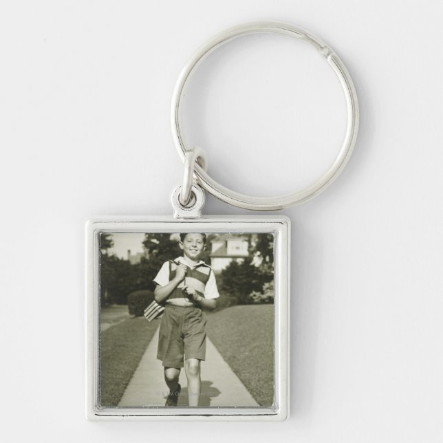 Going to School Key Ring (Front)