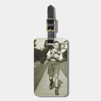 Going to School Luggage Tag