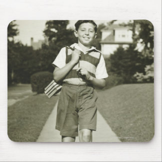 Going to School Mouse Mat