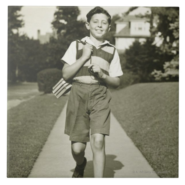 Going to School Tile (Front)