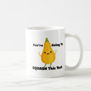 Going To Squash This Test Veggie Teacher Testing T Coffee Mug