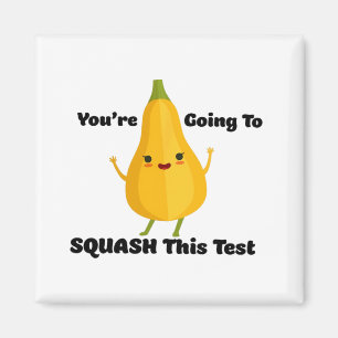 Going To Squash This Test Veggie Teacher Testing T Magnet