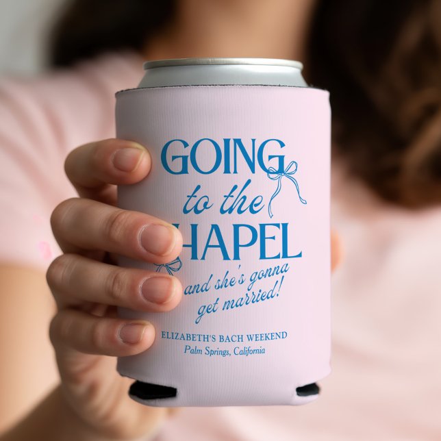 Going to the Chapel Bachelorette Weekend Can Cooler (Creator Uploaded)