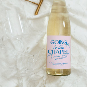 Going to the Chapel Bachelorette Weekend Wine Label