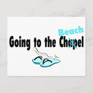 Going To The Chapel (Beach) 1 Postcard