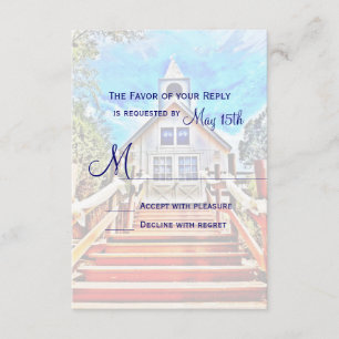 Going to the Chapel Country Wedding RSVP Cards