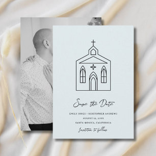 Going to the Chapel Photo Wedding  Save The Date