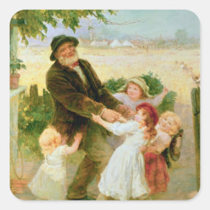 Going to the Fair Square Sticker