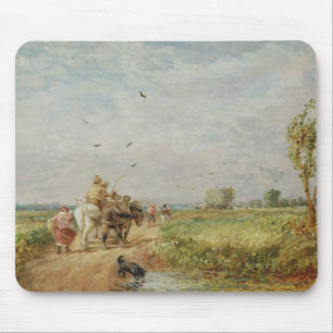 Going to the Hayfield, 1853 (oil on millboard) Mouse Mat