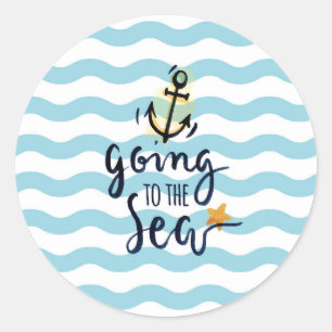 Going to the Sea – Nautical Summer Sticker