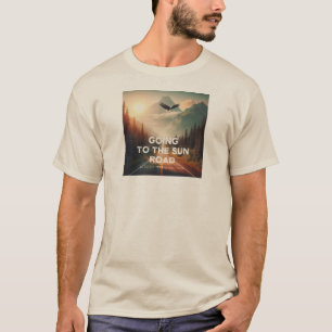 Going To The Sun Road Montana Eagle T-Shirt