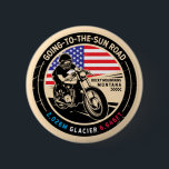 Going to the Sun Road Montana Motorcycle<br><div class="desc">Going-to-the-Sun Road done in a vintage,  distressed style emblem. It is a famous scenic drive found in Montana and Glacier National Park.</div>