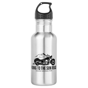 Going To The Sun Road Montana Motorcycle 532 Ml Water Bottle