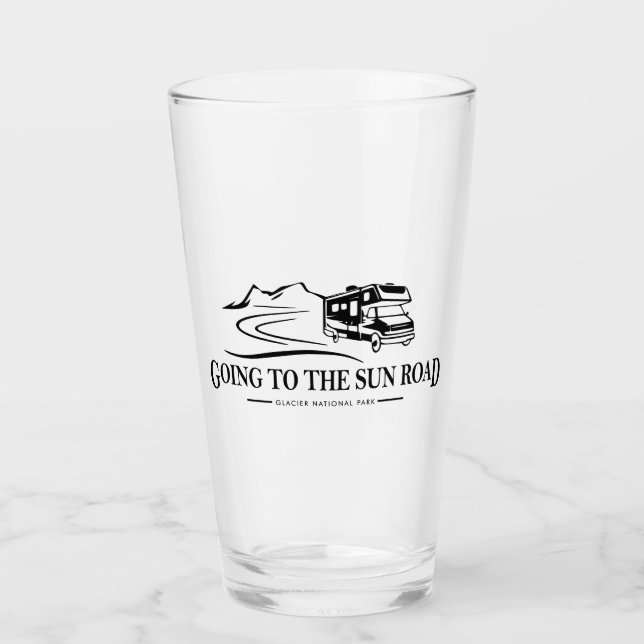 Going To The Sun Road Montana Recreational Vehicle Glass (Front)