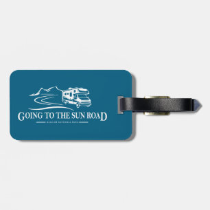 Going To The Sun Road Montana Recreational Vehicle Luggage Tag