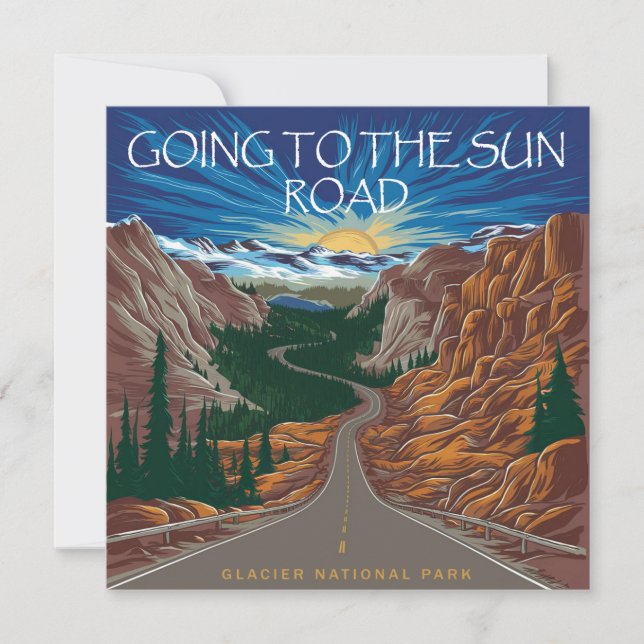 Going To The Sun Road Montana Vista (Front)