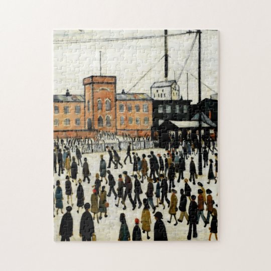 Going To Work L.S Lowry Jigsaw Puzzle | Zazzle.co.uk