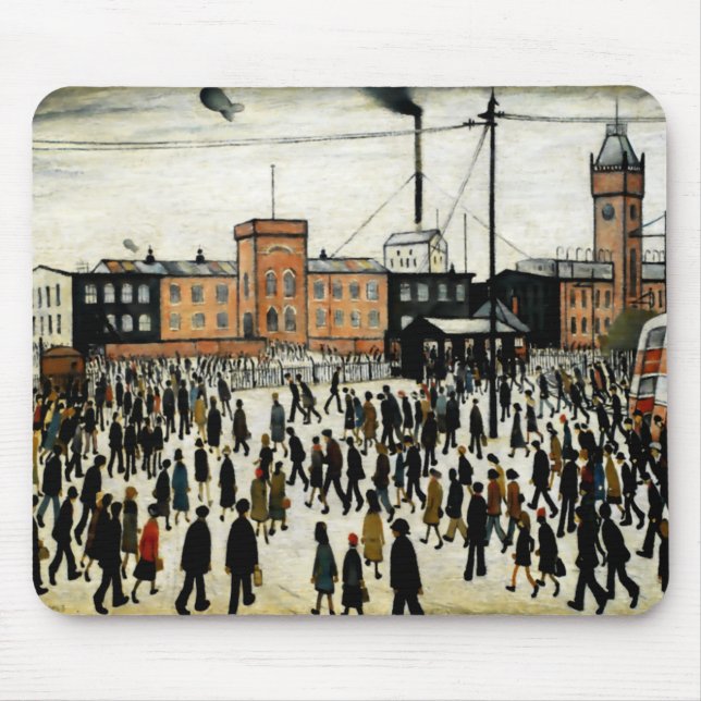 Going To Work L.S Lowry Mouse Mat (Front)