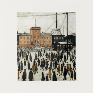 Going To Work L.S Lowry Tapestry