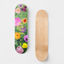 Going Wild Flower Skateboard