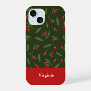Goji Pattern iPhone 15 Case