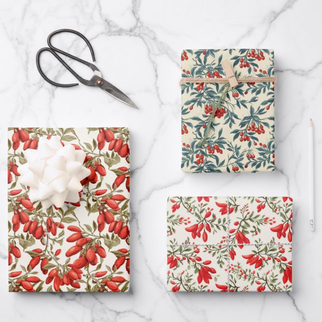  Gojiberry  Wrapping Paper Sheet (Front)