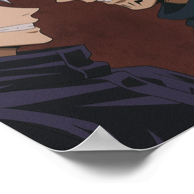 Gojo Satoru & Ryoman Sukuna face off   Poster (Corner)