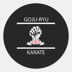 Goju-ryu Karate Classic Round Sticker