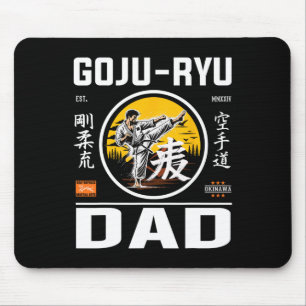 Goju-ryu Karate Dad For Dads With Karate Pion Mouse Mat