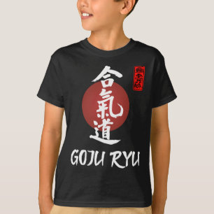 Goju Ryu Karate Uniform Goju Ryu Uniform Calligrap T-Shirt