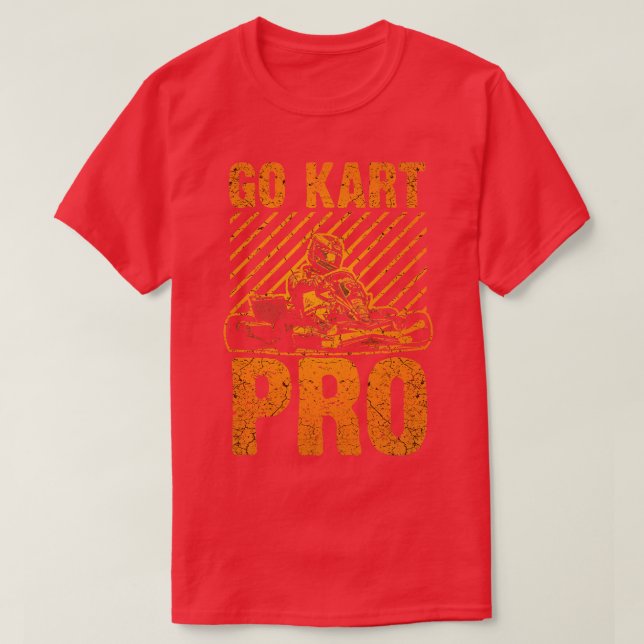 GoKart Racing Pro T-Shirt (Design Front)