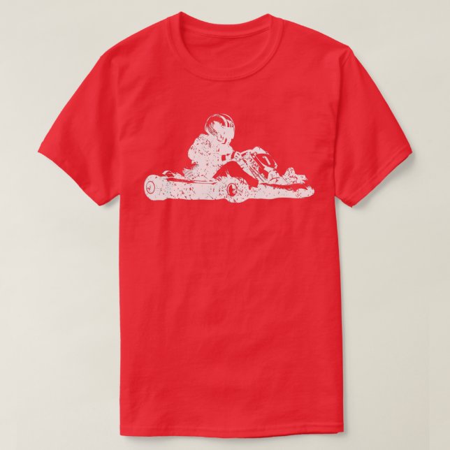 GoKart Shirt Kart Racing GoCart Karting Men Kids  (Design Front)