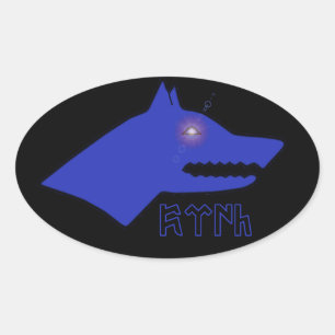 Gokturk Oval Sticker