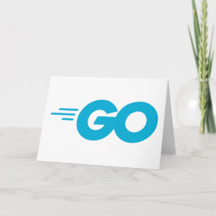 Golang Logo (Go Programming Language) Card
