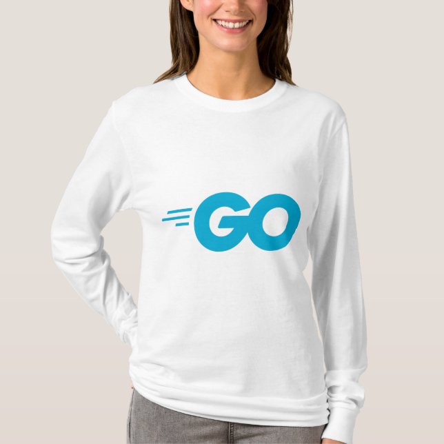 Golang Logo (Go Programming Language) T-Shirt (Front)