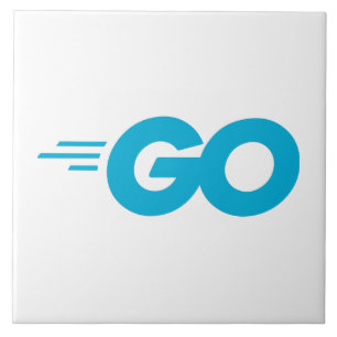 Golang Logo (Go Programming Language) Tile