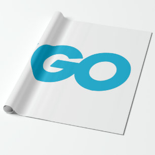 Golang Logo (Go Programming Language) Wrapping Paper