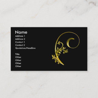 gold2 business card