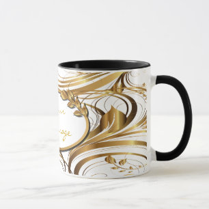 Gold 1 Pattern Mug