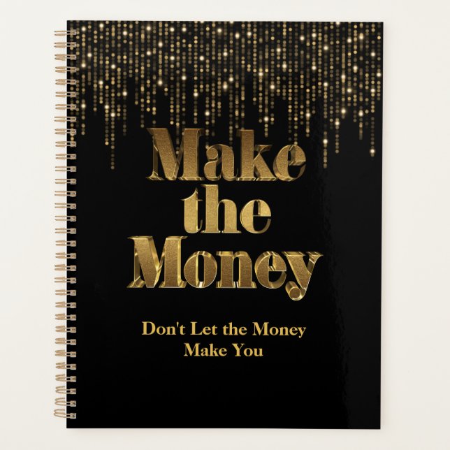 Gold 3D Make the Money Planner (Front)