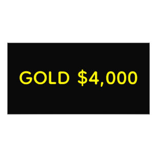 Gold $4,000 Market Celebration Photo Print
