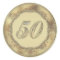Gold 50th Anniversary Party Seal Labels