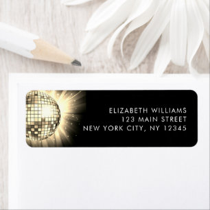 Gold 60th Birthday Party 70's Disco Ball