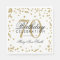 Gold 70th Birthday Glitter Confetti White