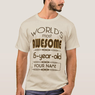 Gold 85th Birthday Celebration World Best Fabulous T-Shirt