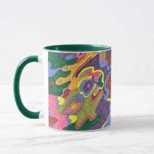 "Gold" Abstract Art Mug