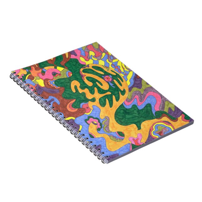 "Gold" Abstract Art Notebook (Right Side)