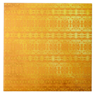 Gold abstract pattern Tile
