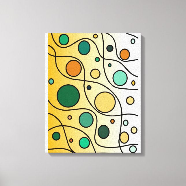 Gold Abstract Wall Art (Front)