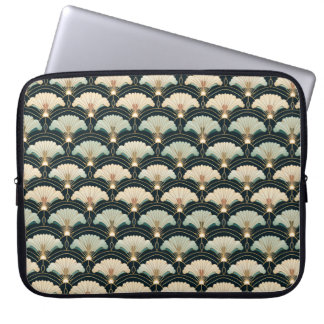Gold Accented Japanese-inspired Electronics Bag